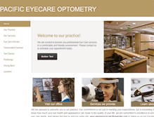 Tablet Screenshot of pacificeyecarecenter.com